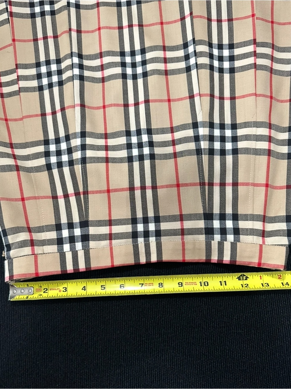 Burberry Nova Check Skirt - Wool - 28” Waist VINTAGE RARE SM / Size 6 EXCELLENT - Picture 6 of 13